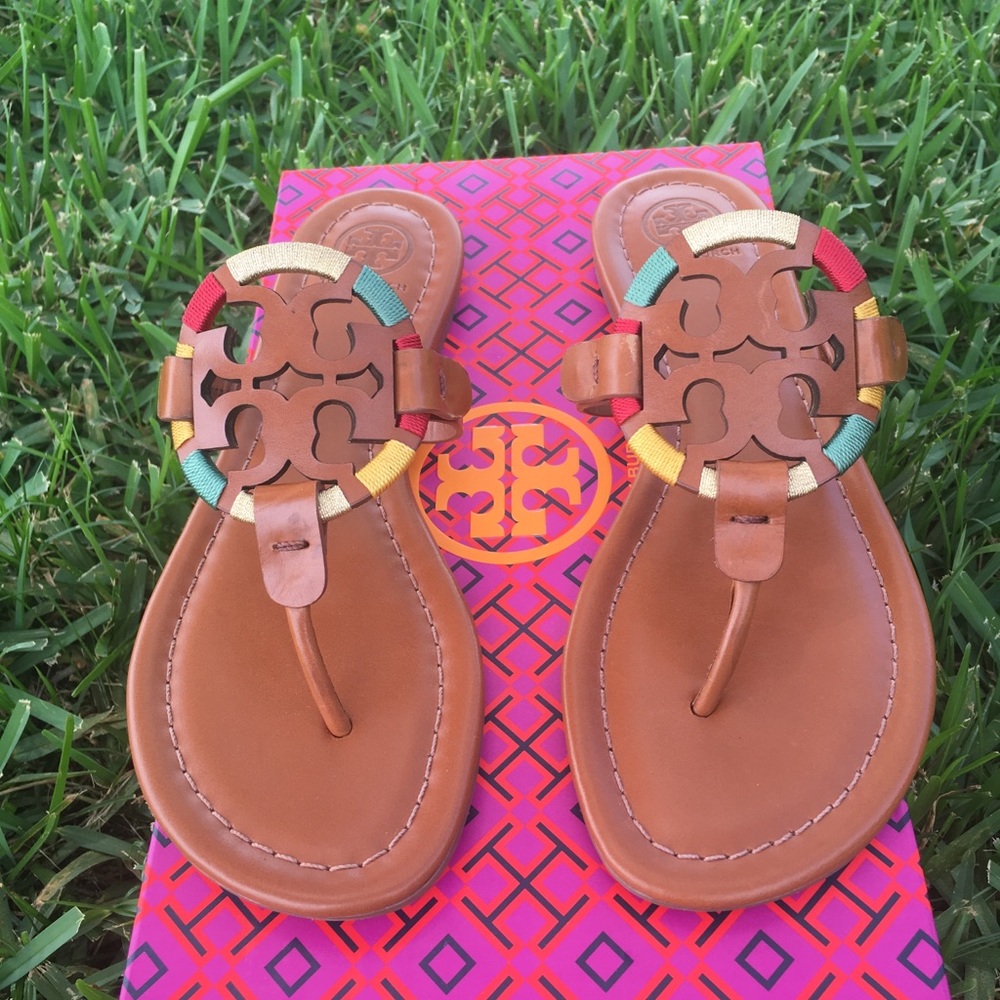 ** SOLD** Tory Burch Leather Miller Sandals